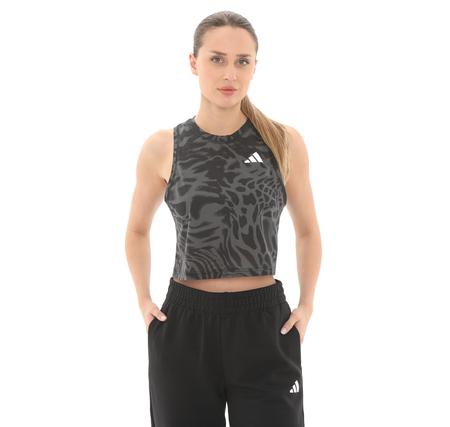 adidas We Mın Aop Tank Kadın T-Shirt Antrasit