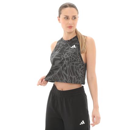 adidas We Mın Aop Tank Kadın T-Shirt Antrasit