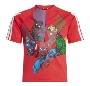 adidas X Marvel Spider-Man Bebek T-Shirt Kırmızı