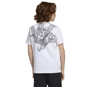 adidas X Marvel Superheroes Çocuk T-Shirt Beyaz