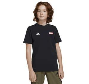 adidas X Marvel Superheroes Graphic Çocuk T-Shirt Siyah