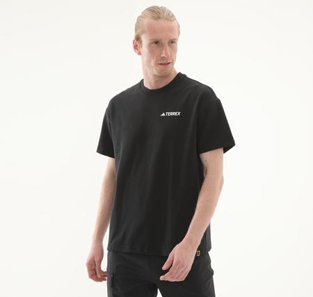 adidas X National Geographic Erkek T-Shirt Siyah