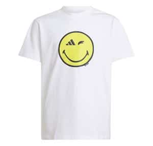 adidas X Smileyworld Graphics Çocuk T-Shirt Beyaz