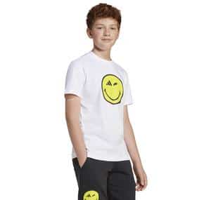 adidas X Smileyworld Graphics Çocuk T-Shirt Beyaz