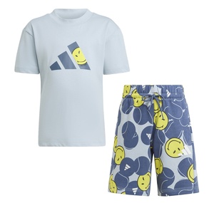 adidas X Smileyworld Summerset Çocuk T-Shirt Mavi