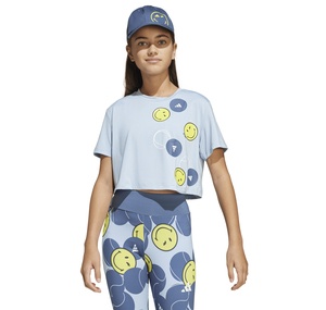 adidas X Smileyworld Training Çocuk T-Shirt Mavi