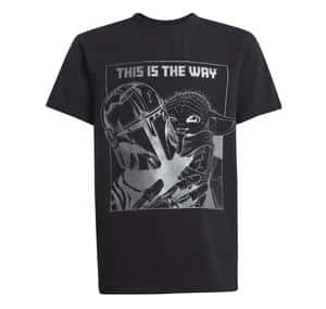 adidas X Star Wars The Mandaloria Çocuk T-Shirt Siyah