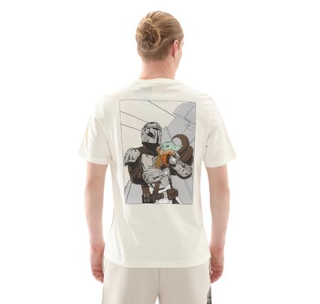 adidas X Star Wars The Mandalorian Erkek T-Shirt Beyaz
