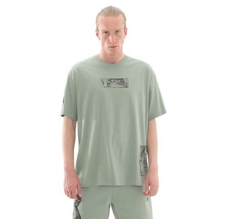 adidas X Star Wars The Mandalorian Erkek T-Shirt Yeşil
