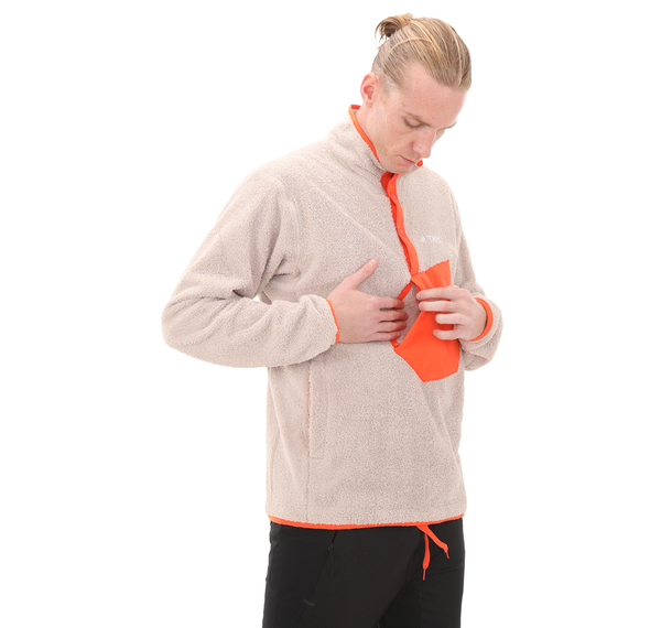 adidas Xpl Pıle Snap Erkek Sweatshirt Krem adidas Xpl Pıle Snap Erkek Sweatshirt Krem