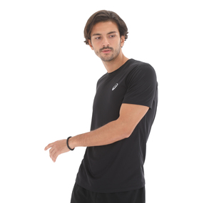 Asics Core Ss Top Erkek T-Shirt Siyah
