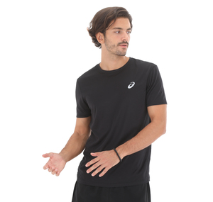 Asics Core Ss Top Erkek T-Shirt Siyah