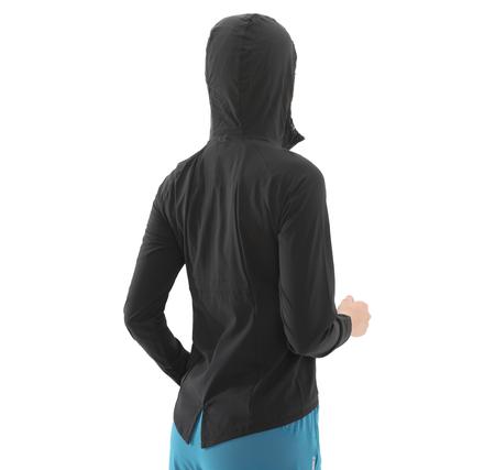 Brooks Canopy Jacket Kadın Yağmurluk-Rüzgarlık Siyah