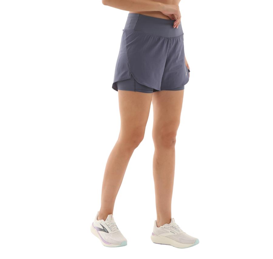 Brooks Chaser 5 2-In-1 Short 2.0 Kadın Şort Ve Kapri Lacivert Brooks Chaser 5 2-In-1 Short 2.0 Kadın Şort Ve Kapri Lacivert