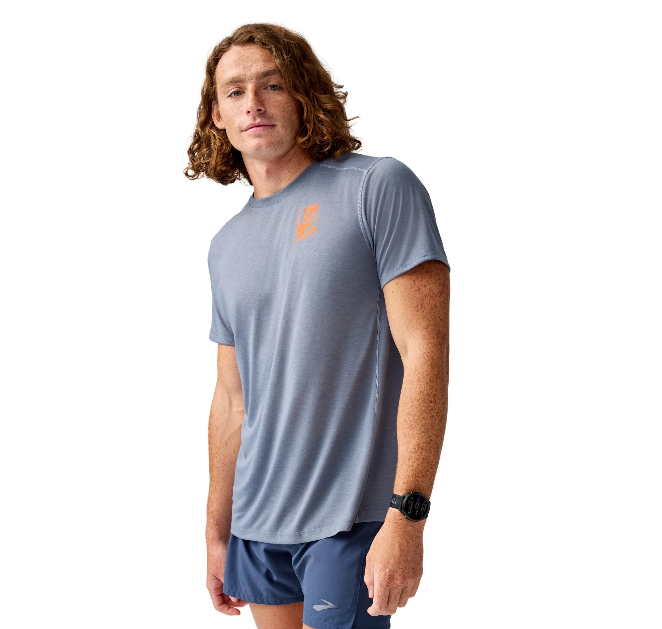 Мужская футболка Brooks Distance Short Sleeve 3.0