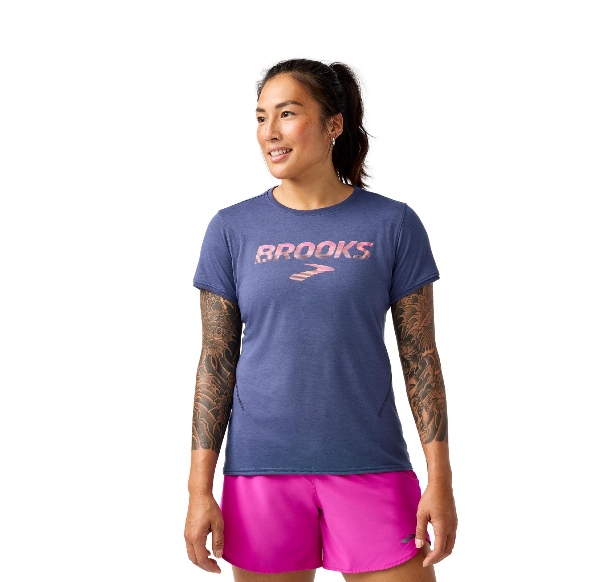 Женская футболка Brooks Distance Short Sleeve 3.0