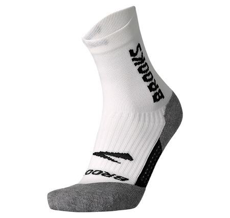 Brooks Ghost Crew Çorap Beyaz