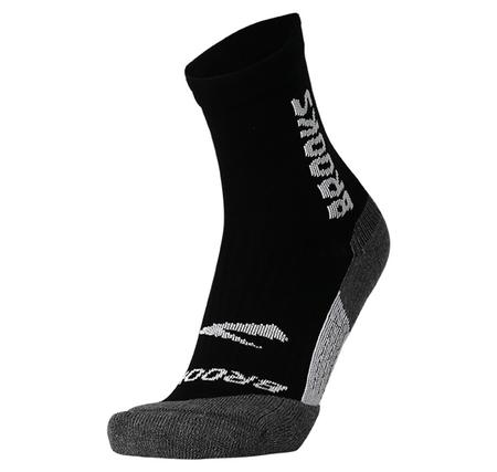 Brooks Ghost Crew Çorap Siyah