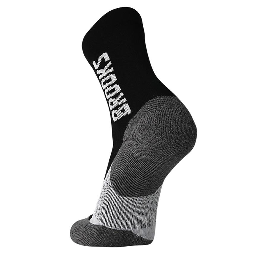 Brooks Ghost Crew Çorap Siyah Brooks Ghost Crew Çorap Siyah