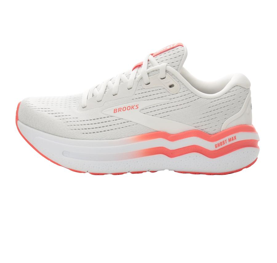 Brooks Ghost Max 2 Kadın Spor Ayakkabı Beyaz