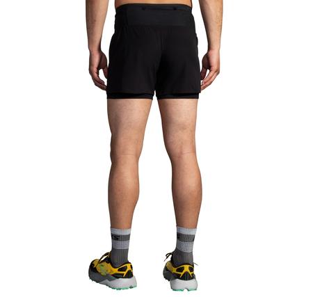 Brooks High Point 5 2-In-1 Short 2.0 Erkek Şort Ve Kapri Siyah