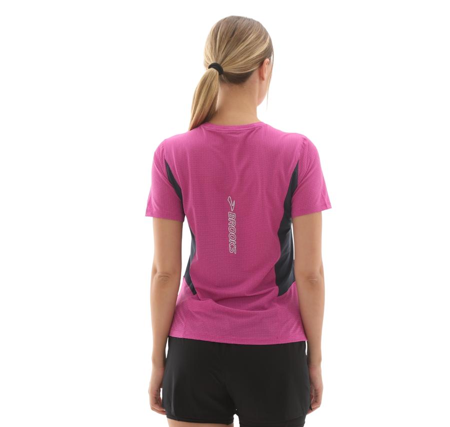 Brooks High Point Short Sleeve 2.0 Kadın T-Shirt Pembe Brooks High Point Short Sleeve 2.0 Kadın T-Shirt Pembe