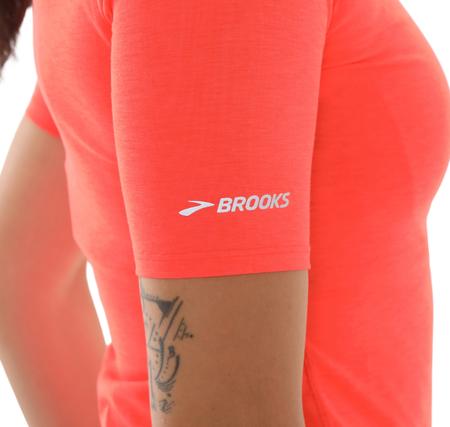 Brooks High Point Short Sleeve Kadın T-Shirt Turuncu