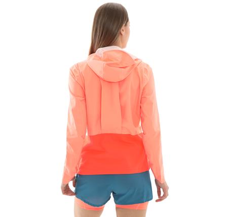 Brooks High Point Waterproof Jacket 2 Kadın Yağmurluk-Rüzgarlık Turuncu