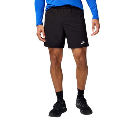 Brooks Journey 7" 2-In-1 Short Erkek Şort Ve Kapri Siyah
