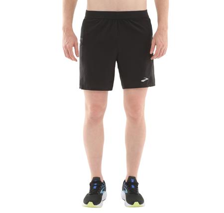 Brooks Journey 7" 2-In-1 Short Erkek Şort Ve Kapri Siyah