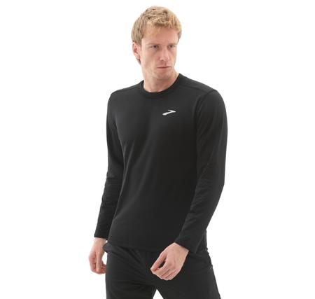 Brooks Notch Thermal Long Sleeve 3.0 Erkek Sweatshirt Siyah