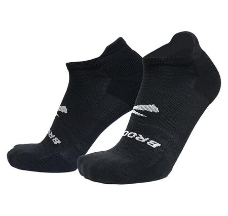 Brooks Run-In No Show 3-Pack Çorap Siyah