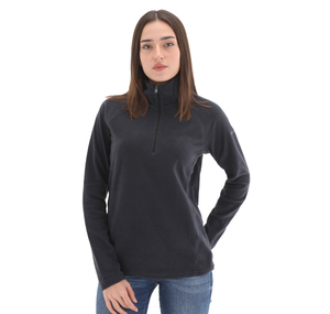 Columbia Ak1131 Glacıal Iv 1-2 Zıp Kadın Sweatshirt Siyah
