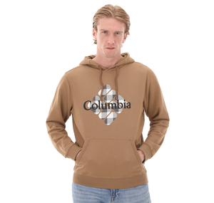 Columbia Cs0284 Csc M Centered Gem Buffalo Plaıd Hoodıe Erkek Sweatshirt Kahve