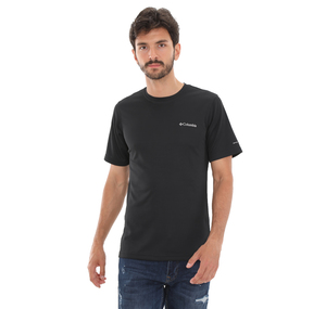 Columbia Utılızer Short Sleeve Crew Erkek T-Shirt Siyah