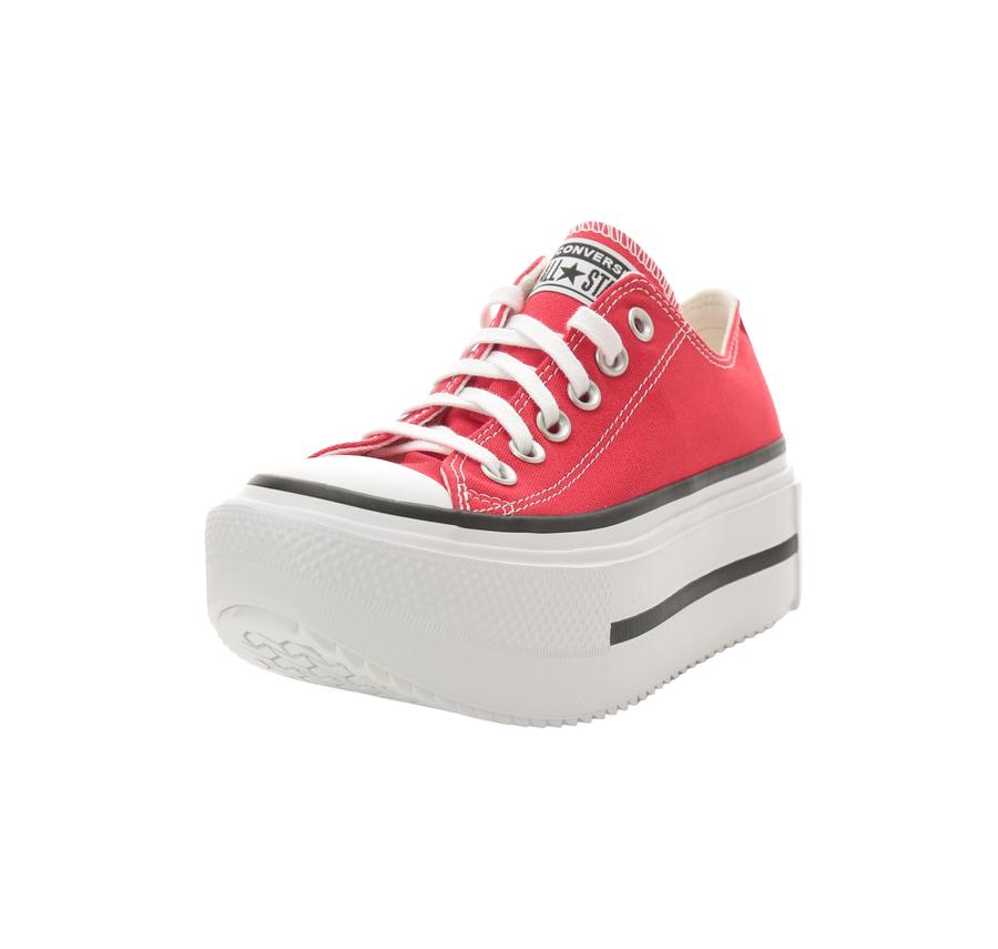 Converse Chuck Taylor All Star Lıft Double Stack Platform Kadın Spor Ayakkabı Kırmızı Converse Chuck Taylor All Star Lıft Double Stack Platform Kadın Spor Ayakkabı Kırmızı