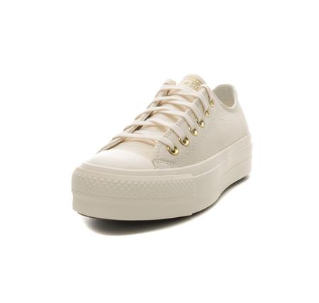 Converse Chuck Taylor All Star Lıft Kadın Spor Ayakkabı Krem