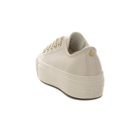 Converse Chuck Taylor All Star Lıft Kadın Spor Ayakkabı Krem