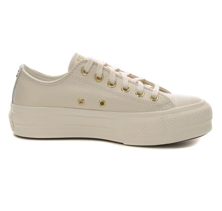 Converse Chuck Taylor All Star Lıft Kadın Spor Ayakkabı Krem