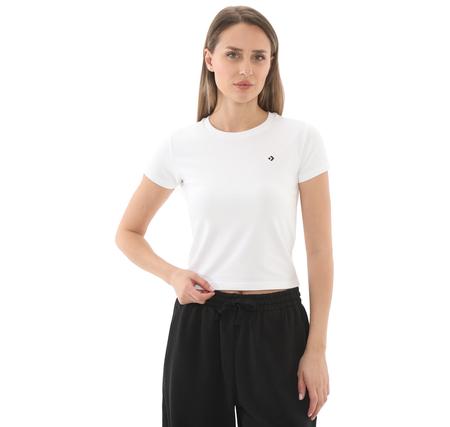 Converse Cropped T-Shırt T-Shirt Beyaz