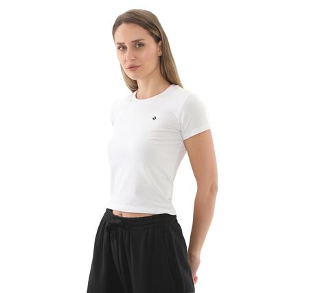 Converse Cropped T-Shırt T-Shirt Beyaz