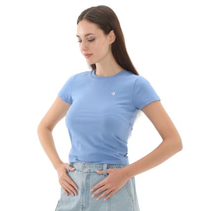 Converse Cropped T-Shırt T-Shirt İndigo
