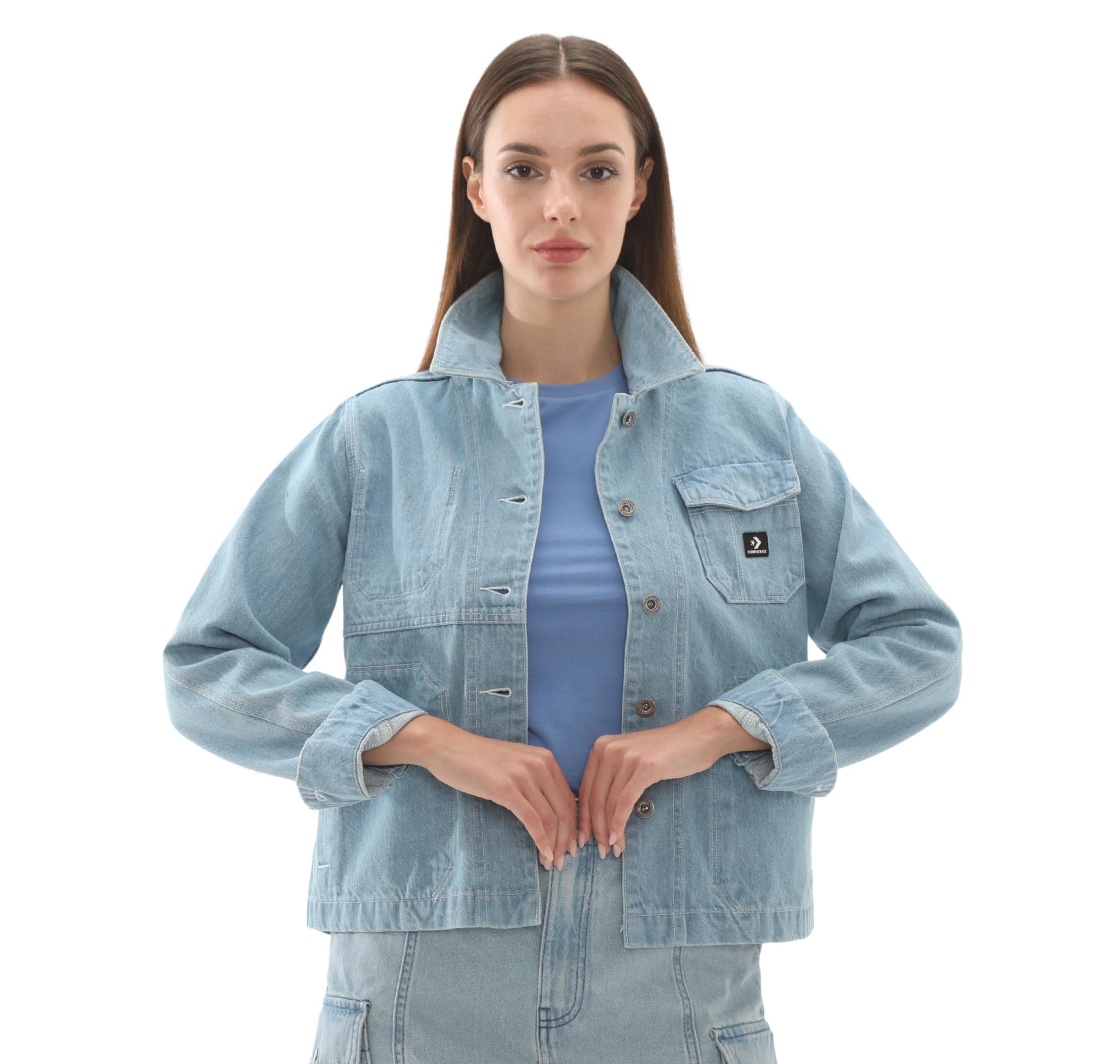 Unisex куртка Converse Denim Work Coat İndigo