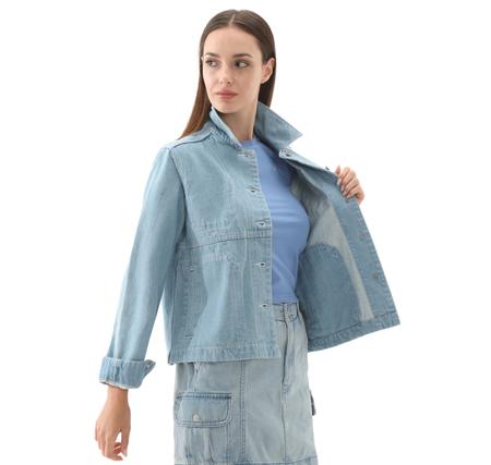 Converse Denım Work Coat Ceket İndigo