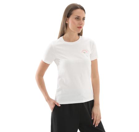 Converse Flower Garden Slım-Fıt T-Shırt T-Shirt Beyaz