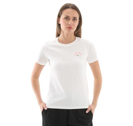Converse Flower Garden Slım-Fıt T-Shırt T-Shirt Beyaz