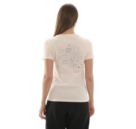Converse Flower Garden Slım-Fıt T-Shırt T-Shirt Krem