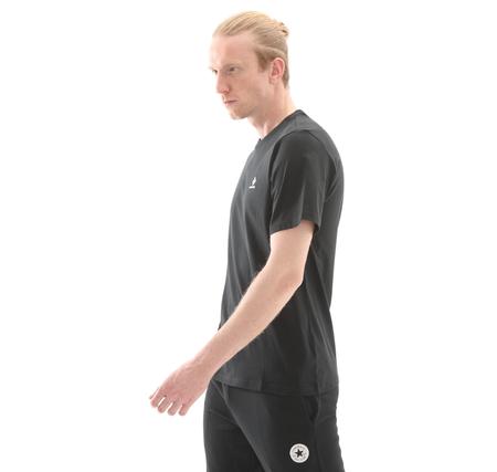 Converse Go-To Embroıdered Star Chevron Standard Fıt T-Shırt T-Shirt Siyah