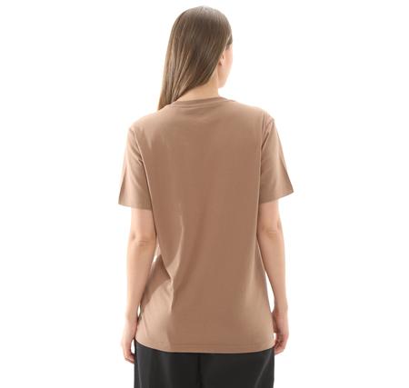 Converse Go-To Star Chevron Logo Standard-Fıt T-Shırt T-Shirt Kahve