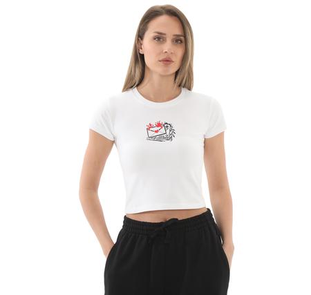 Converse Love Letter T-Shırt Kadın T-Shirt Beyaz